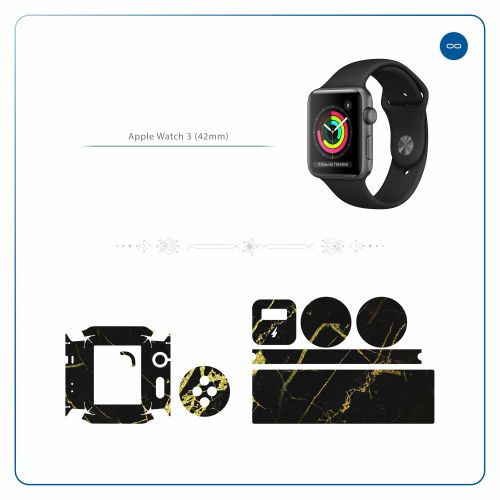 Apple_Watch 3 (42mm)_Graphite_Gold_Marble_2